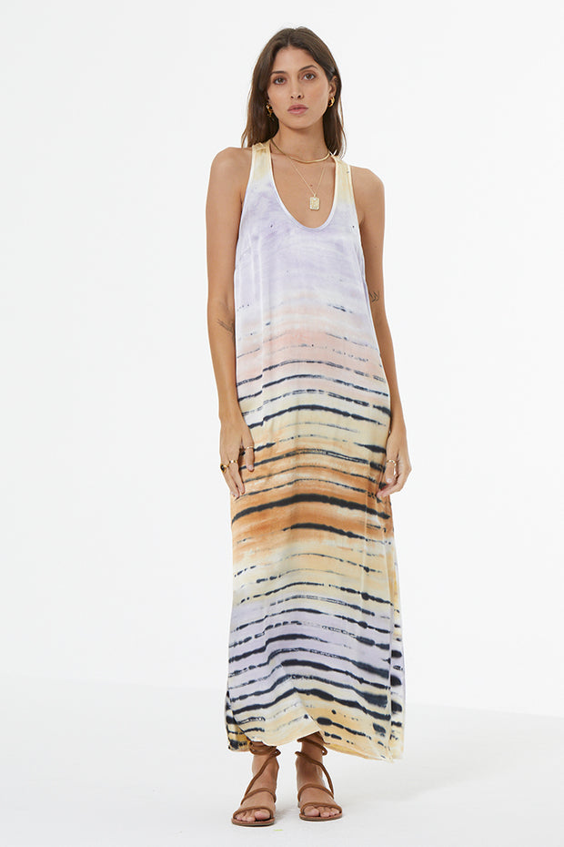 Copal Tank Dress // Dusty Iris Calico Wash