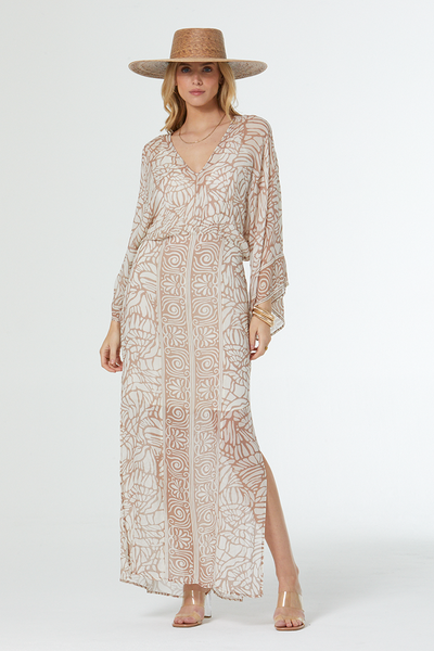 Olina Dress // Dune Shell Print