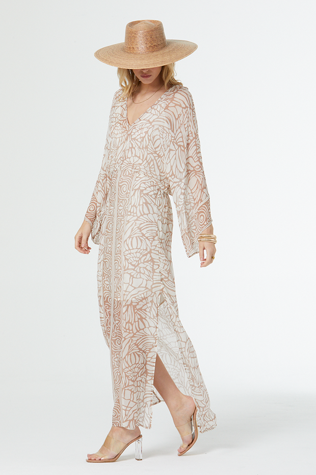 Olina Dress // Dune Shell Print