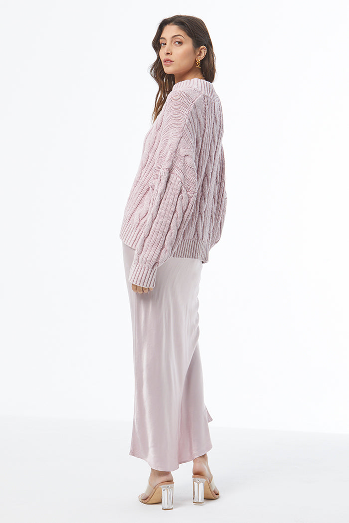 Auckland Sweater // Antique Violet Mineral Wash