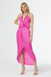 Siren Slip Dress // Raspberry