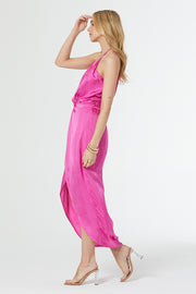 Siren Slip Dress // Raspberry