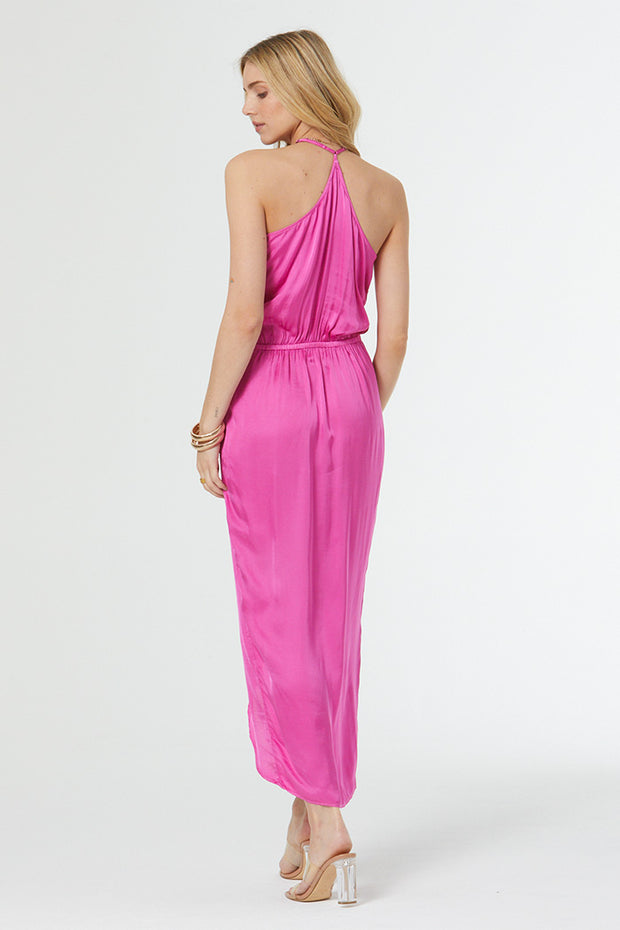 Siren Slip Dress // Raspberry