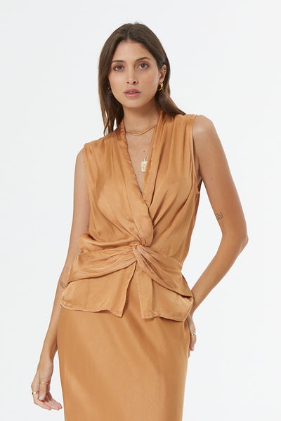 Laurie Draped Vest // Sunbaked