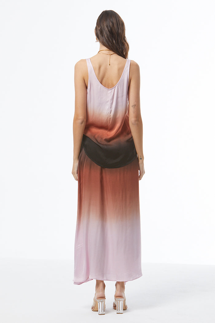 Arla Maxi Wrap Skirt // Antique Violet Ombre