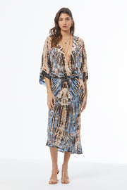 Felicity Chiffon Skirt // Cyan Nexus Wash