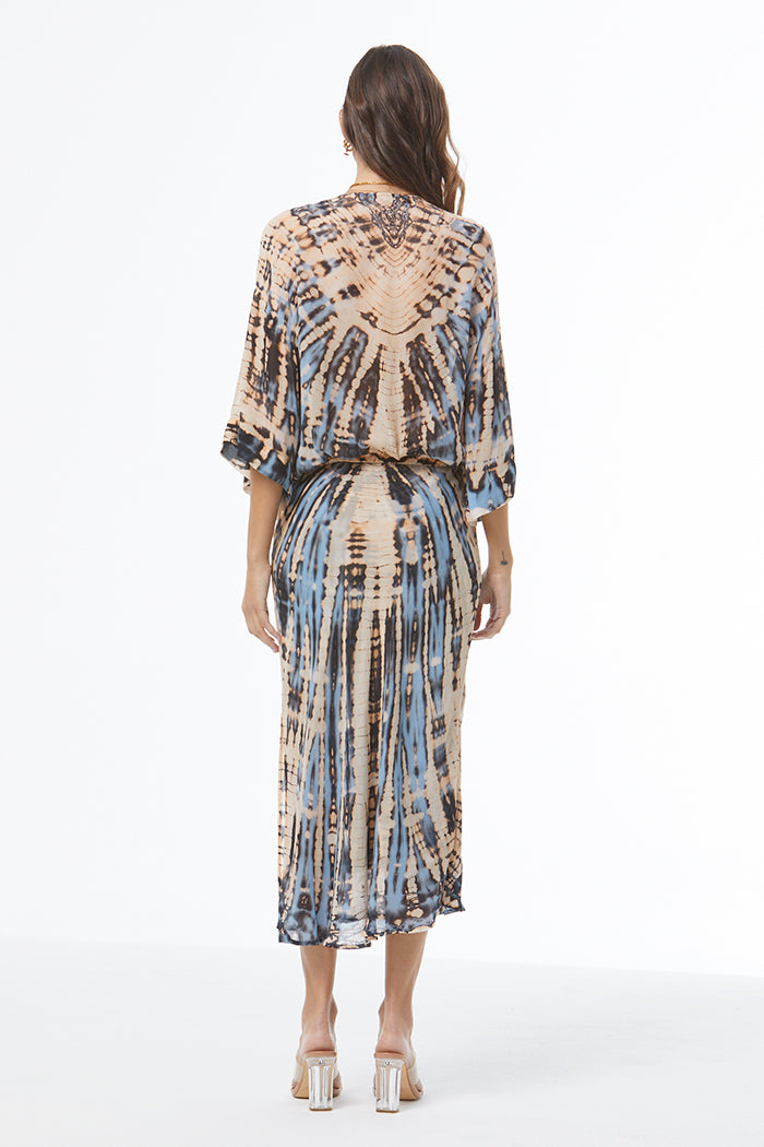 Felicity Chiffon Skirt // Cyan Nexus Wash