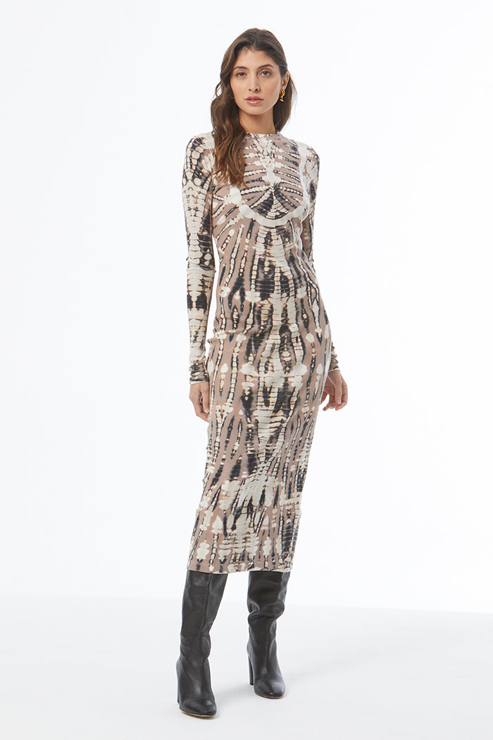 Dax Midi Dress // Shiitake Nexus Wash