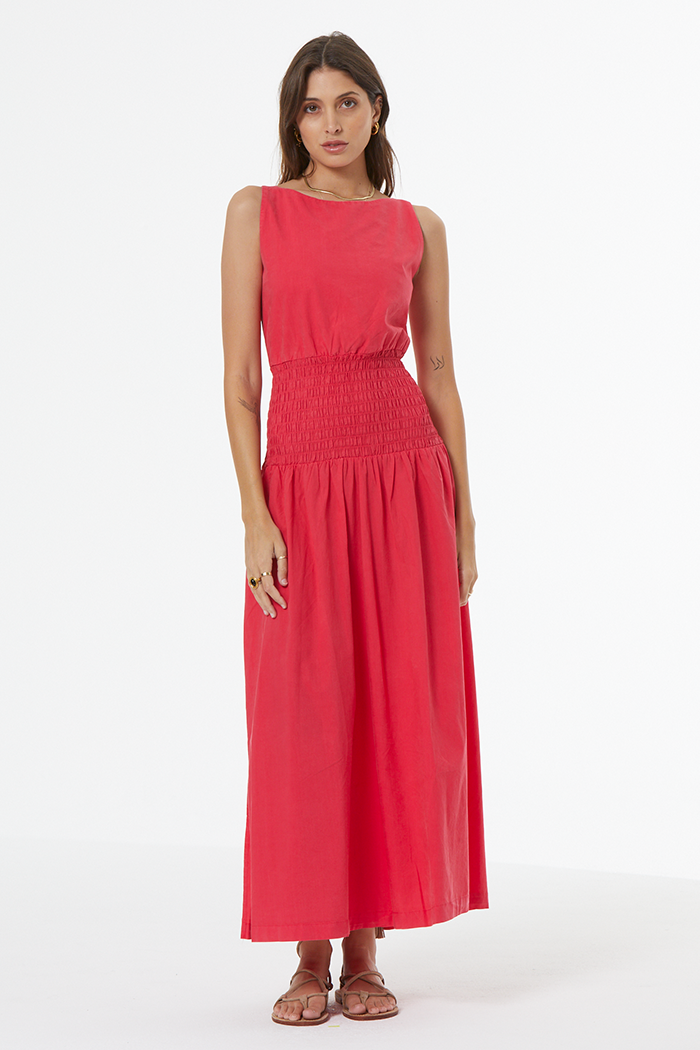Leela Dress // Red Fuchsia