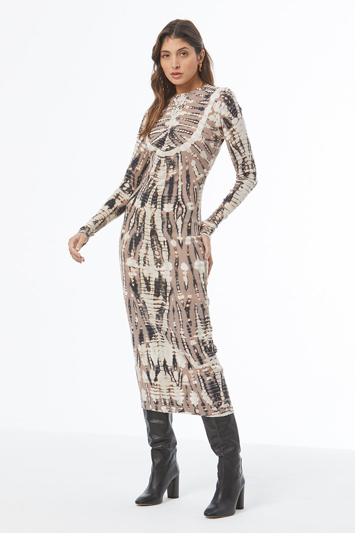 Dax Midi Dress // Shiitake Nexus Wash