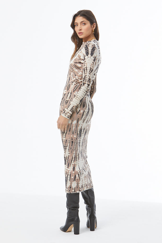 Dax Midi Dress // Shiitake Nexus Wash