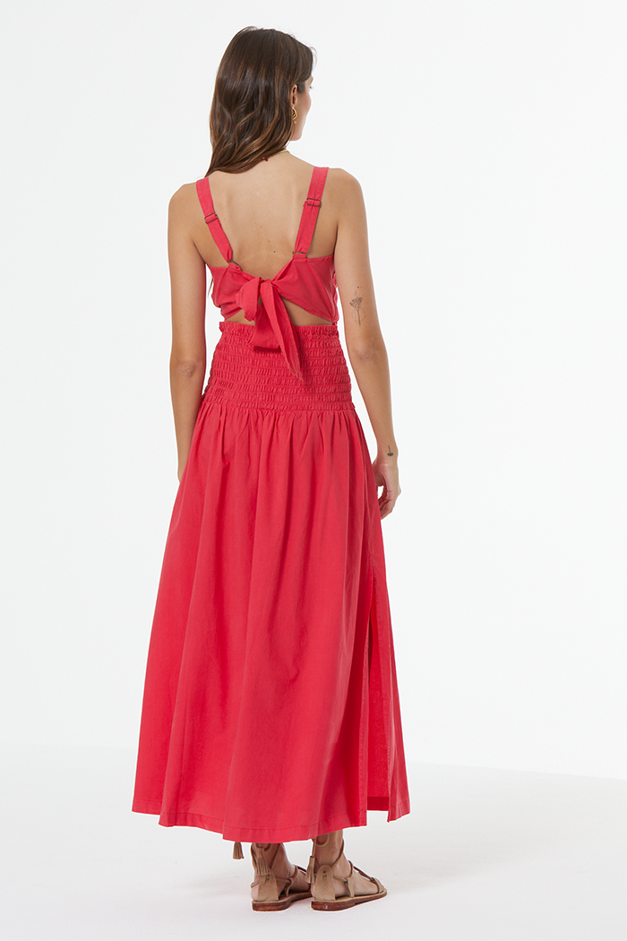 Leela Dress // Red Fuchsia