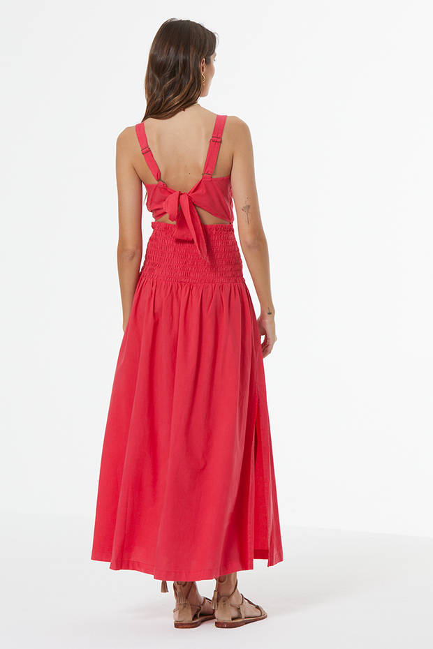 Leela Dress // Red Fuchsia