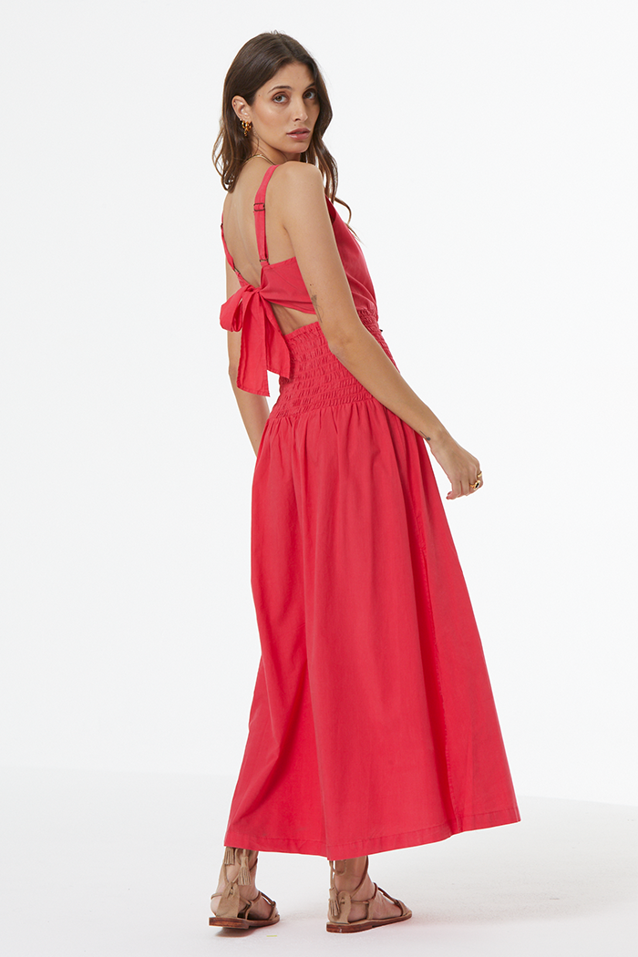 Leela Dress // Red Fuchsia