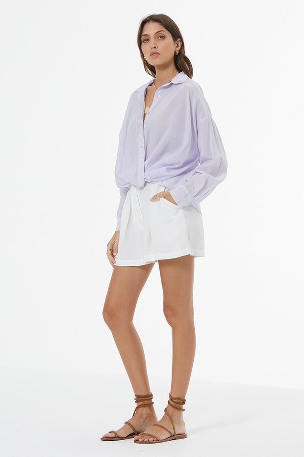 Tourist Voile Top // Dusty Iris