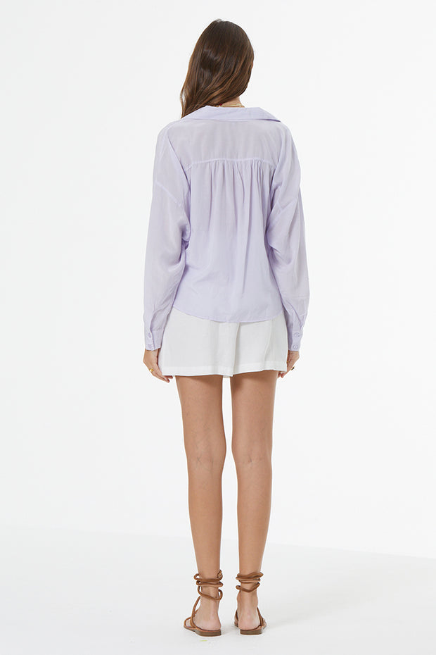 Tourist Voile Top // Dusty Iris