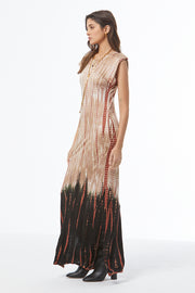 Mackenzie Muscle Tee Dress // Nut Bamboo Ombre
