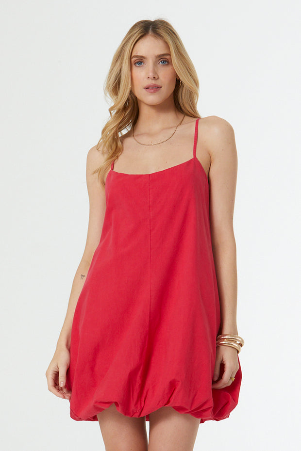 Bulle Dress // Red Fuchsia
