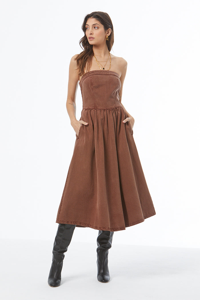 Donna Day Dress // Sepia Pigment