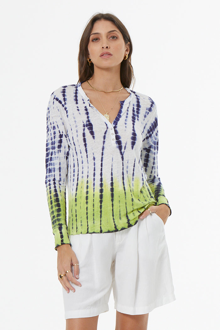 Cordon Tee // Dusk Navy Bamboo Dip Wash