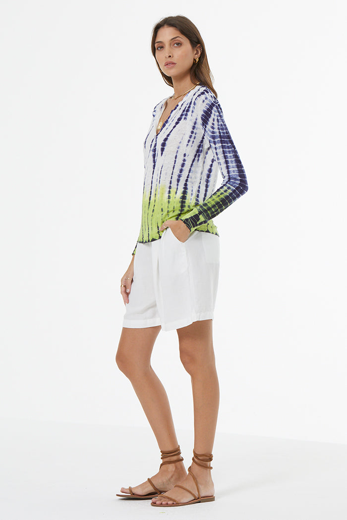 Cordon Tee // Dusk Navy Bamboo Dip Wash