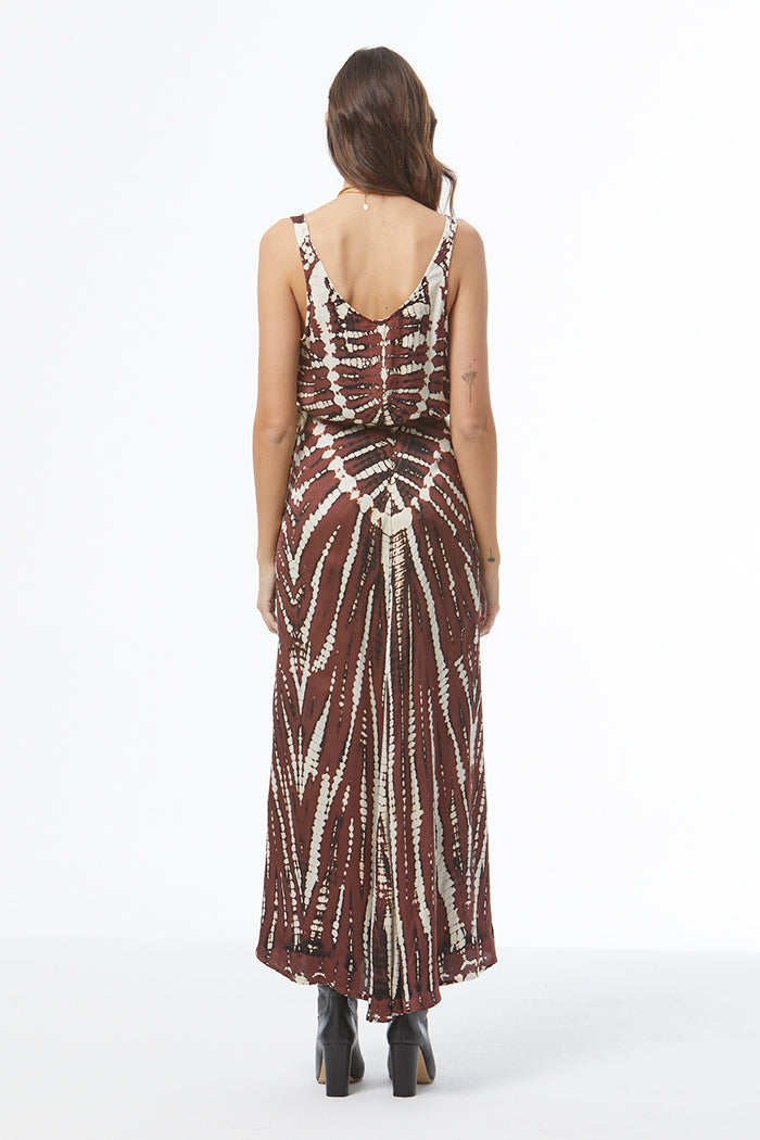 Arla Maxi Wrap Skirt // Sepia Nexus Wash