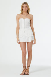 Caro Wrap Skort // Bone