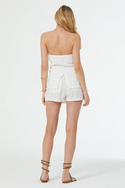 Caro Wrap Skort // Bone