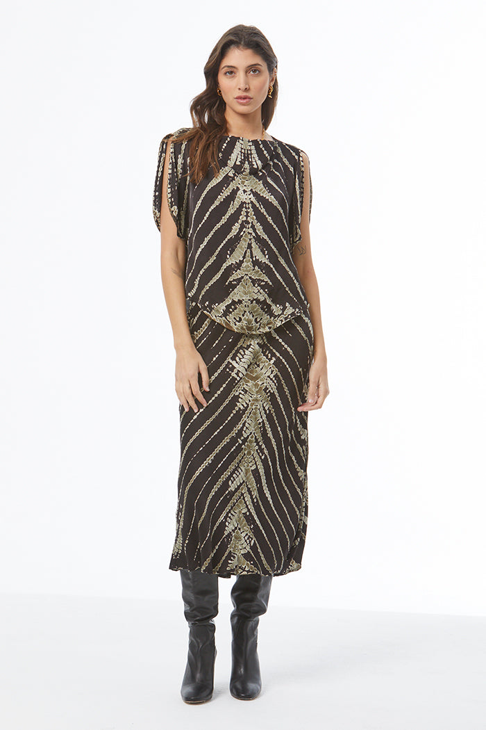 Felicity Skirt // Sandstone Savannah Wash