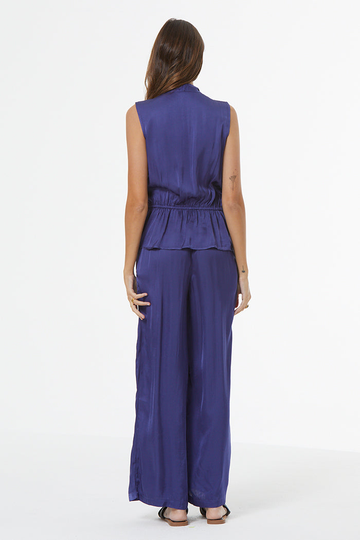 Laurie Draped Vest // Dusk Navy