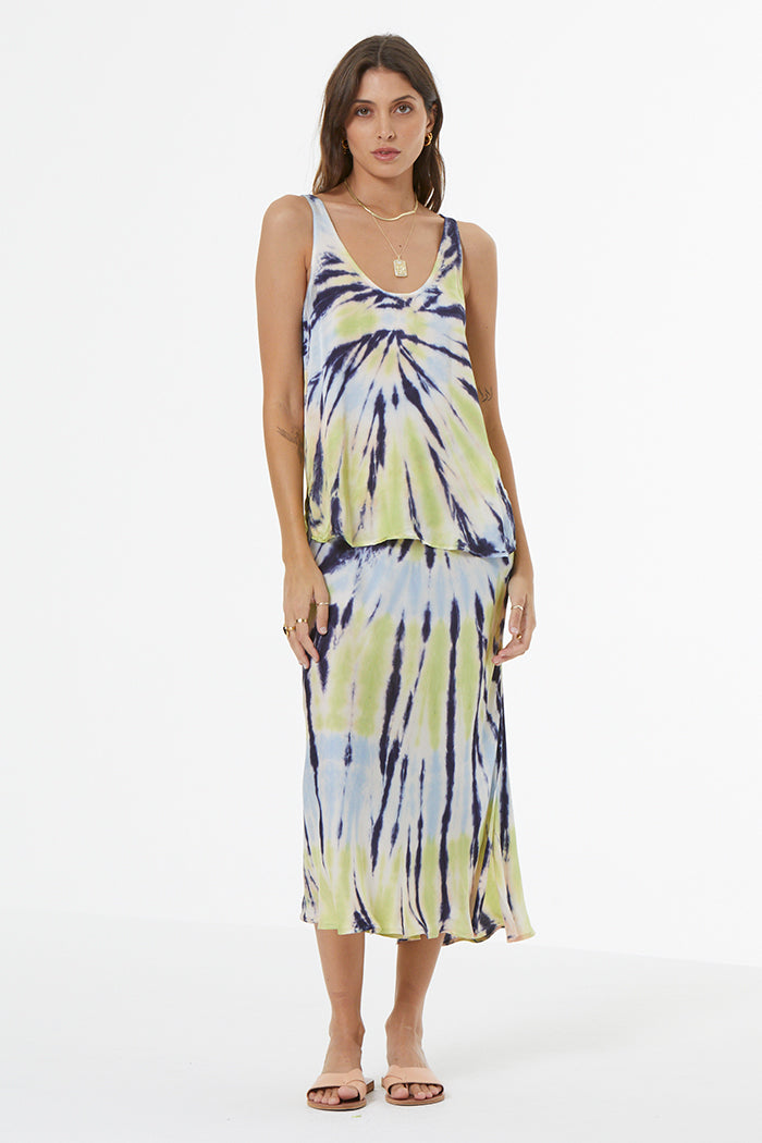 Nari Tank // Cornflower Octopi Wash