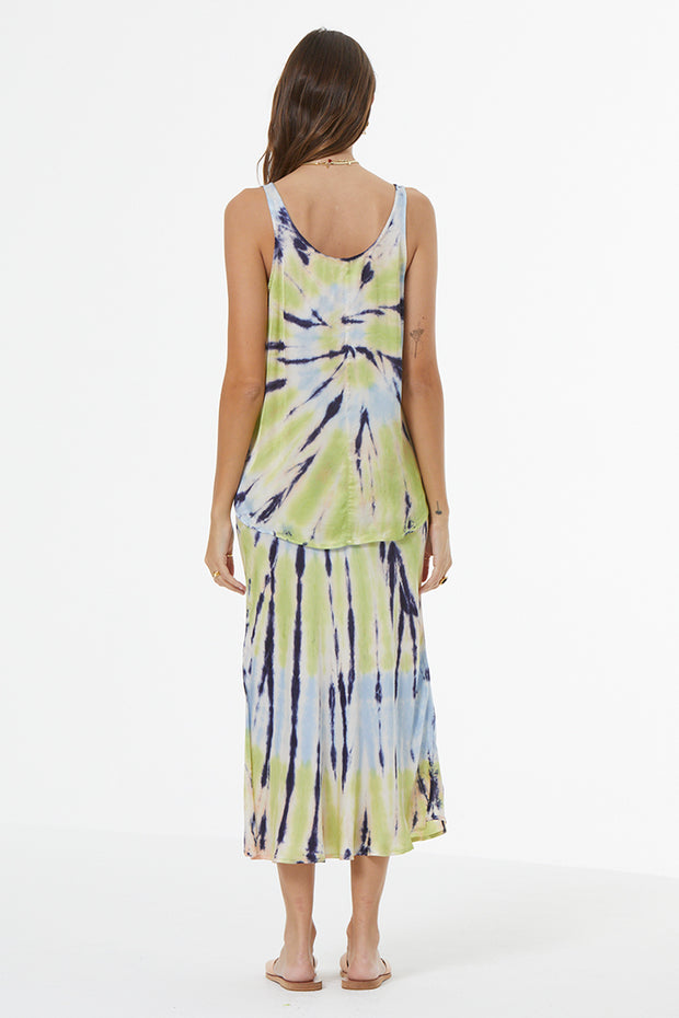 Nari Tank // Cornflower Octopi Wash