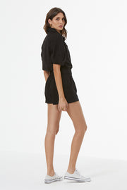 Trouser Short // Black Pigment