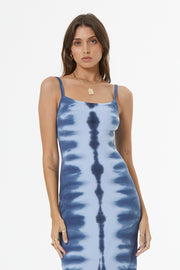 Tonya Maxi Dress // Aviator Blue Pillar Wash