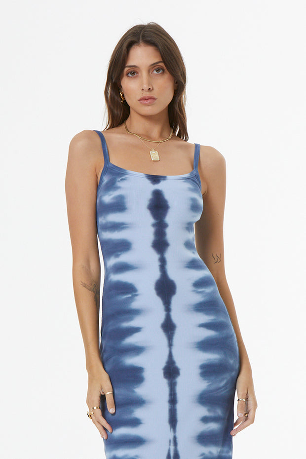 Tonya Maxi Dress // Aviator Blue Pillar Wash