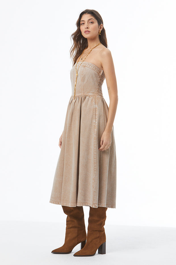 Donna Day Dress // Shiitake Mineral Wash