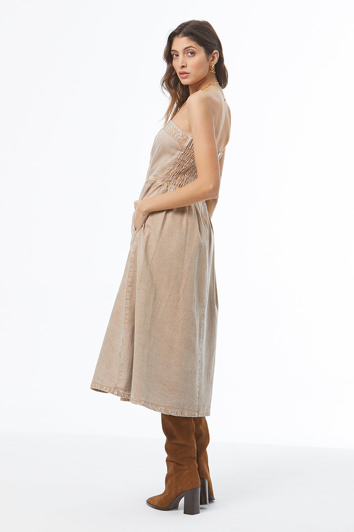 Donna Day Dress // Shiitake Mineral Wash