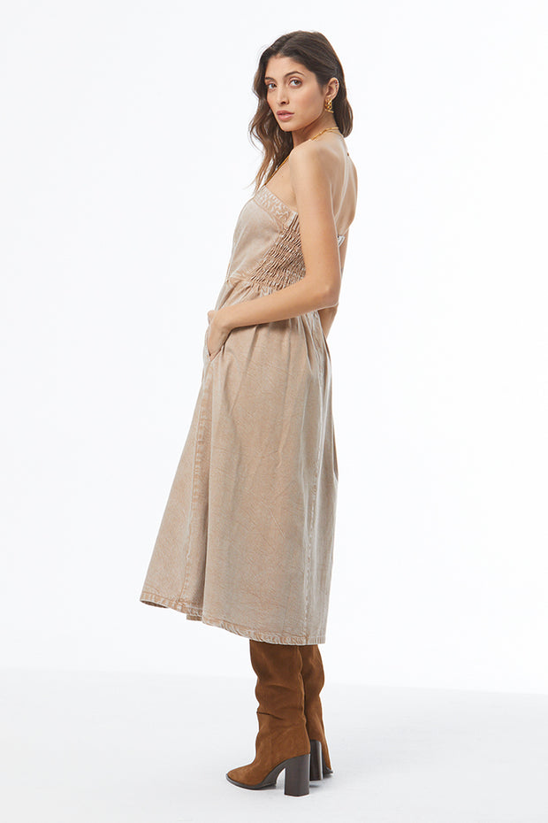 Donna Day Dress // Shiitake Mineral Wash