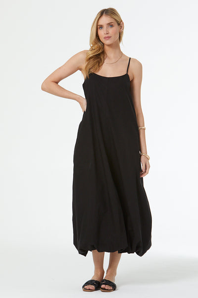 Melv Midi Bubble Dress // Black