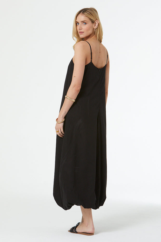 Melv Midi Bubble Dress // Black