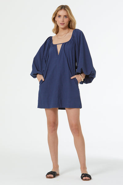 Leilani Mini Dress // Aviator Blue