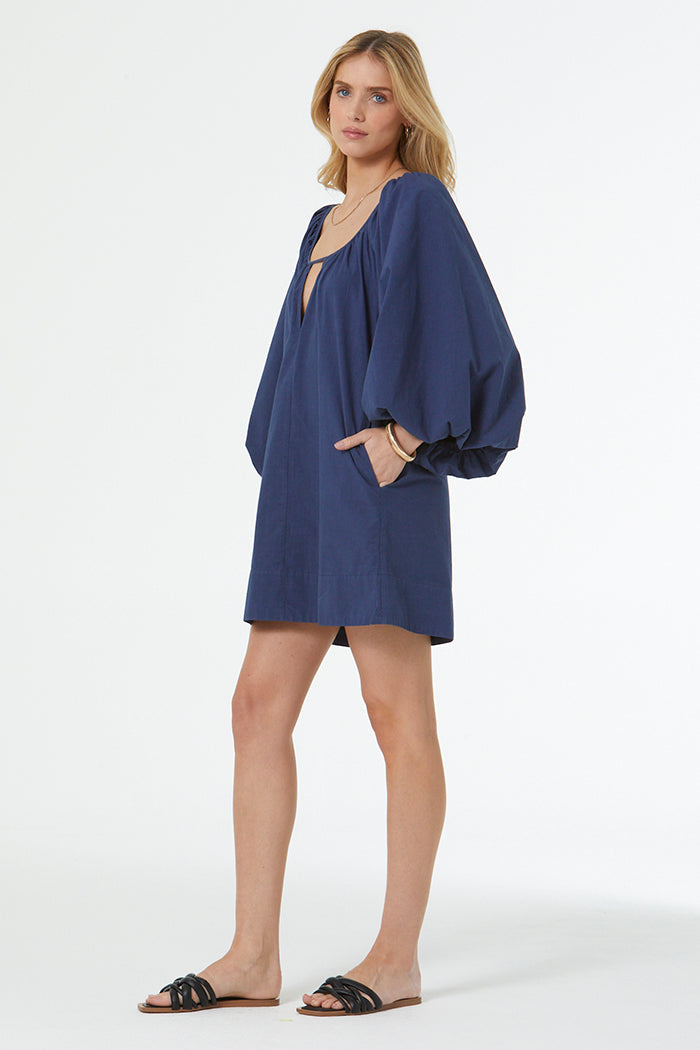 Leilani Mini Dress // Aviator Blue