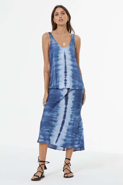 Felicity Skirt // Aviator Blue Pillar Wash