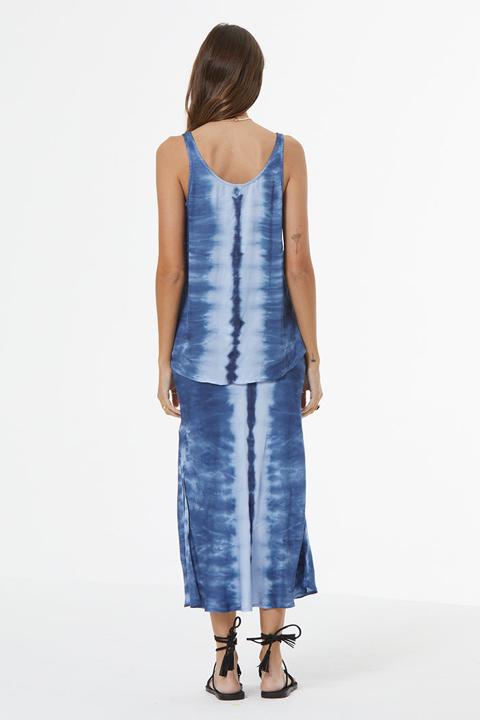 Nari Tank // Aviator Blue Pillar Wash