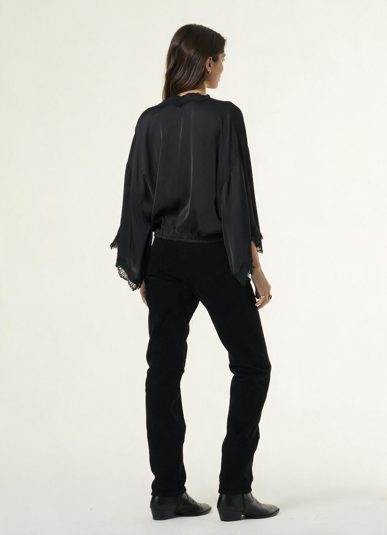 Tia Lace Top // Black