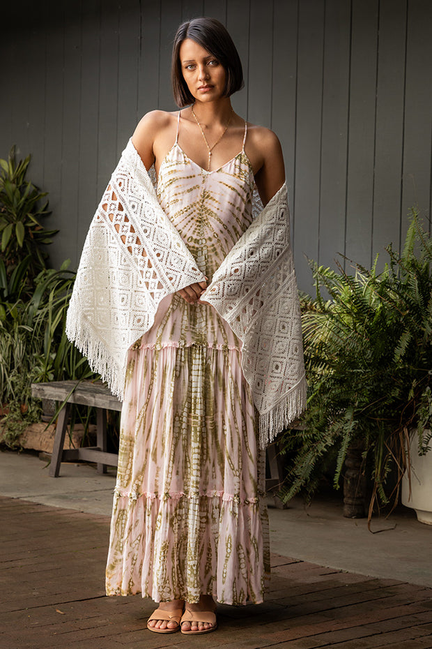 Women's Fleetwood Poncho in Bone by YFB