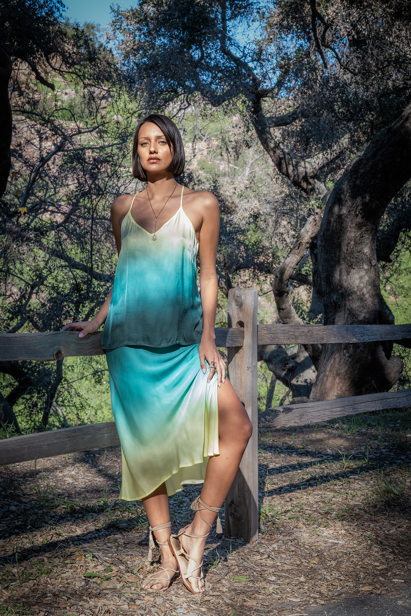 Felicity Skirt // Celestial Yellow Ombre