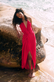 Siren Slip Dress // Red Fuchsia
