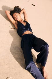 Silky Track Pant // French Navy