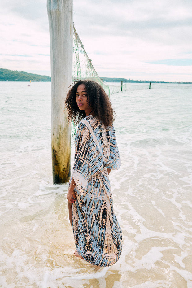 Siren Maxi // Cyan Nexus Wash